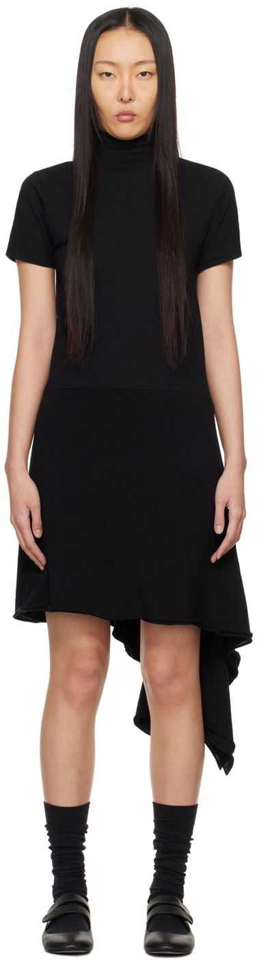 Pокля Yohji Yamamoto Turtleneck Midi Dress Черно | FY-K55-017