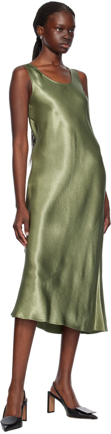 Pокля Max Mara Max Mara Talete Midi Slip Dress Зелено | 2416221078600, 3