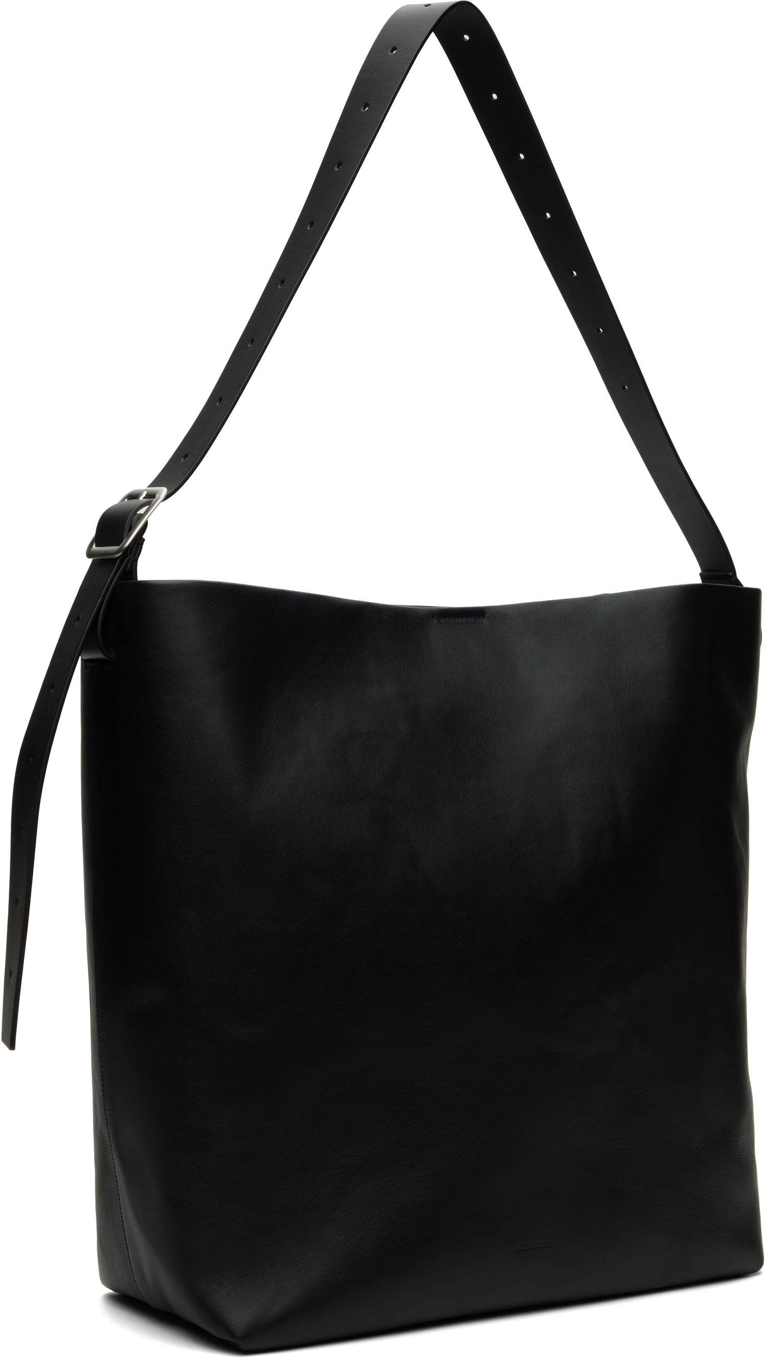 Голяма пазарска чанта Jil Sander Jil Sander Square Belt Large Bag Черно | J08ZH0066_P8361, 1