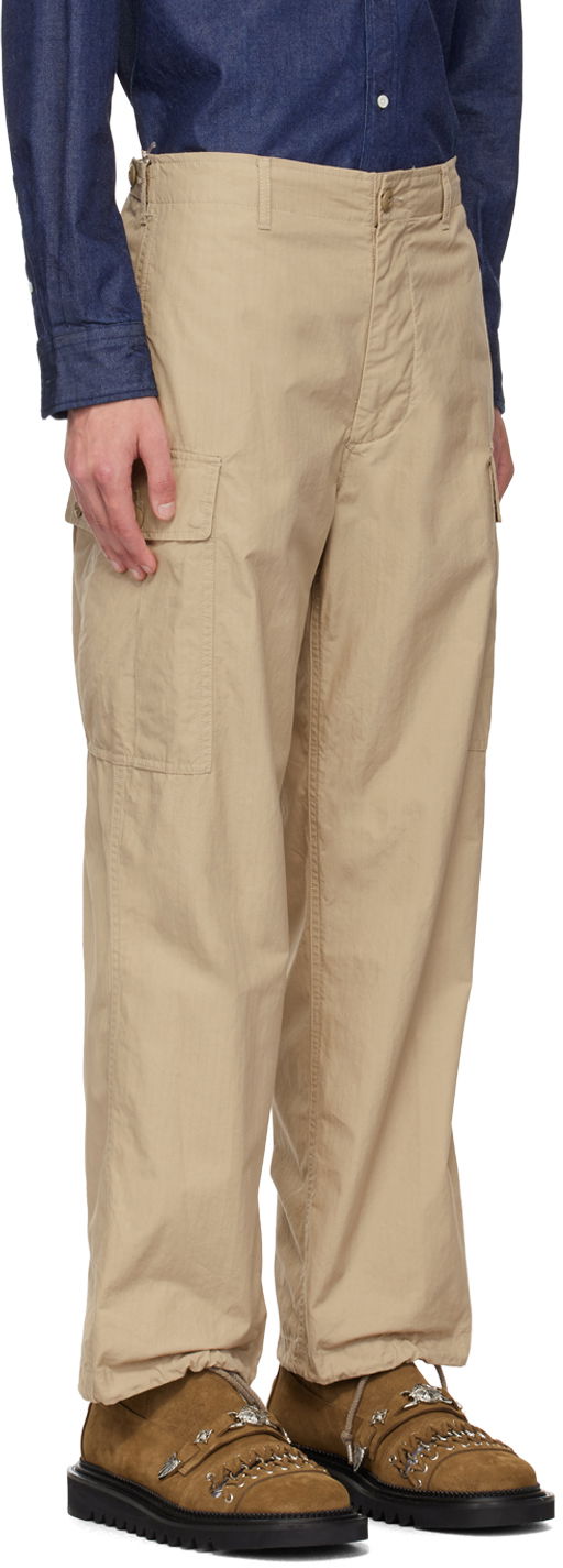 Карго панталони BEAMS BEAMS PLUS Military Cargo Pants Бежово | 3824-0081-803, 1