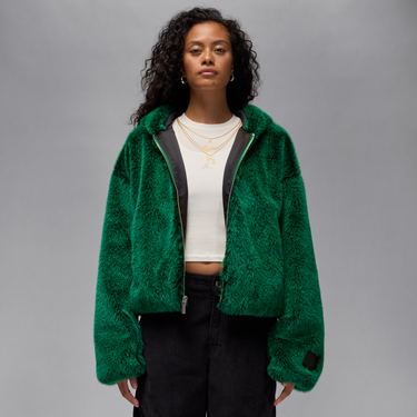 Яке Jordan Air Jordan Faux Fur Hooded Jacket Зелено | HV0293-365, 0