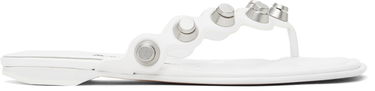 Кецове и обувки Alexander Wang Alexander Wang Rexa Thong Flat Sandals Бяло | 30225S008, 0