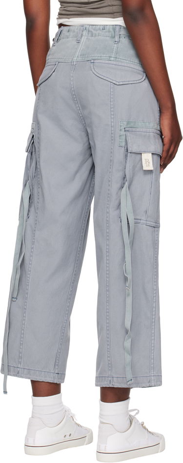 Карго панталони R13 R13 Cropped Cargo Pants Сиво | R13WD320-D279A, 2