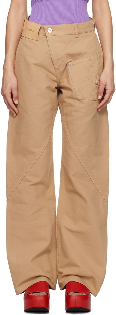 Карго панталони JW Anderson JW Anderson Twisted Workwear Trousers Бежово | TR0384-PG1744, 0
