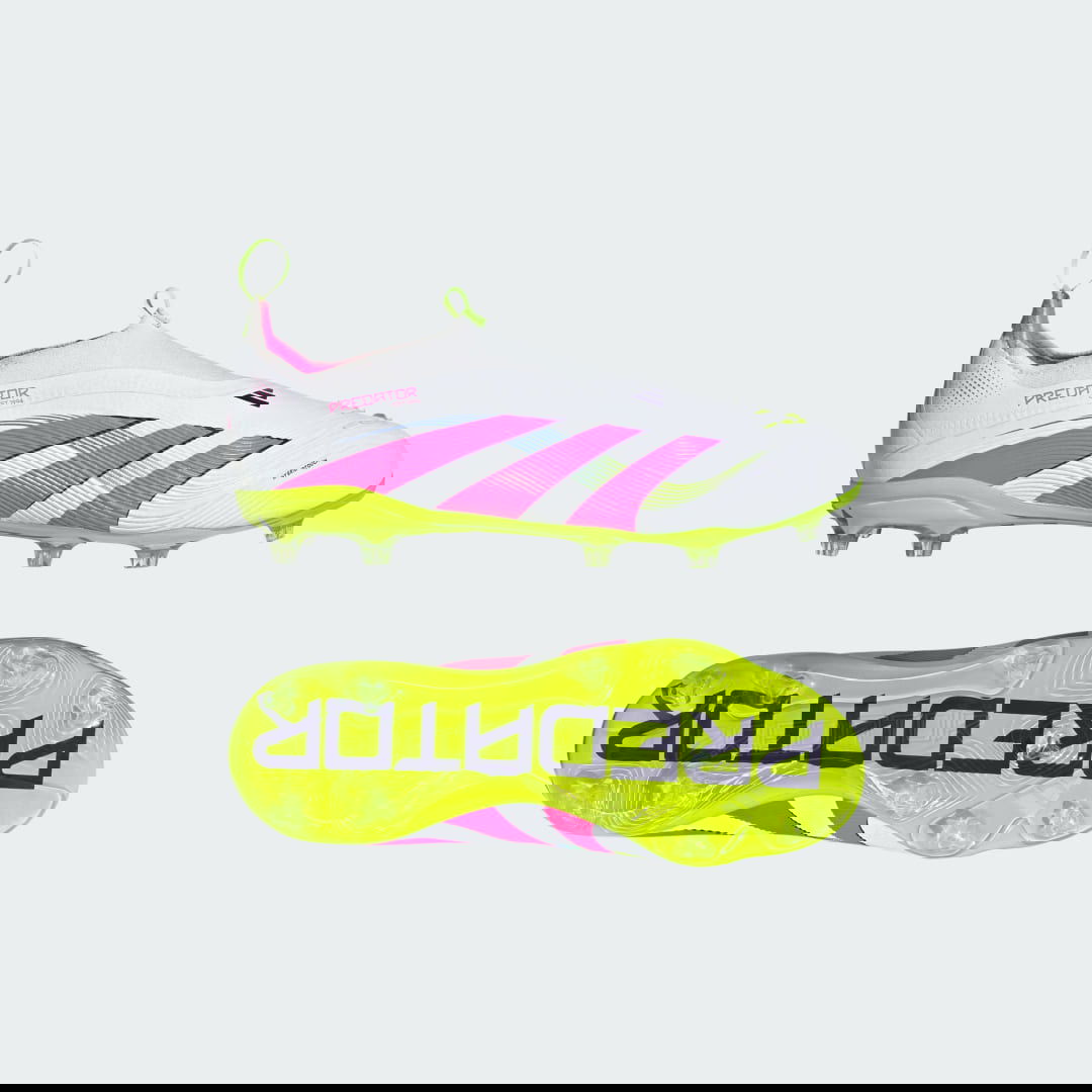 Кецове и обувки adidas Performance Predator Elite Laceless Firm Ground Бяло | ID3746, 0