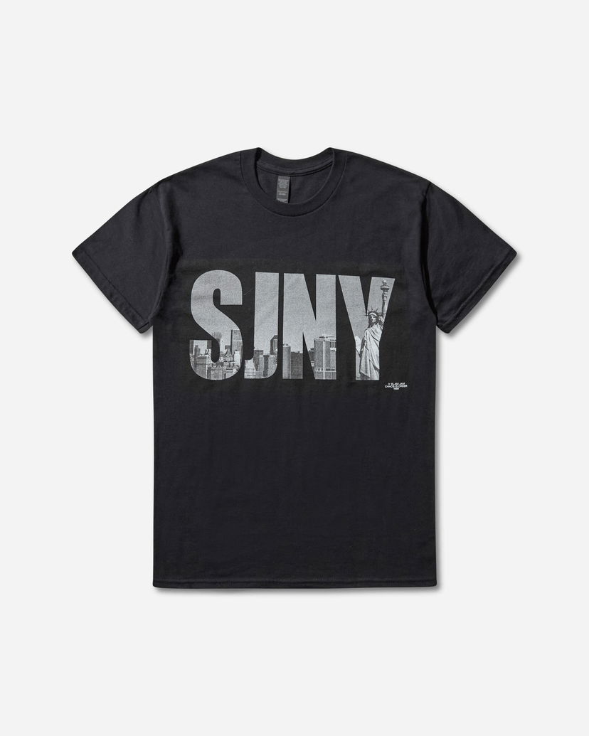 Тениска Slam Jam New York City Graphic T-Shirt SLAM JAM CHAOS IS ORDER Черно | SJNYCTEE2 BLK