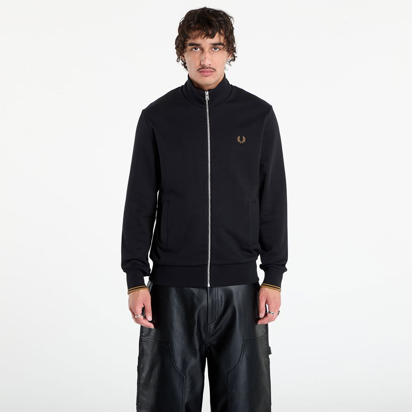 Суитчър Fred Perry Fred Perry Zip Through Sweatshirt Черно | J1327 102