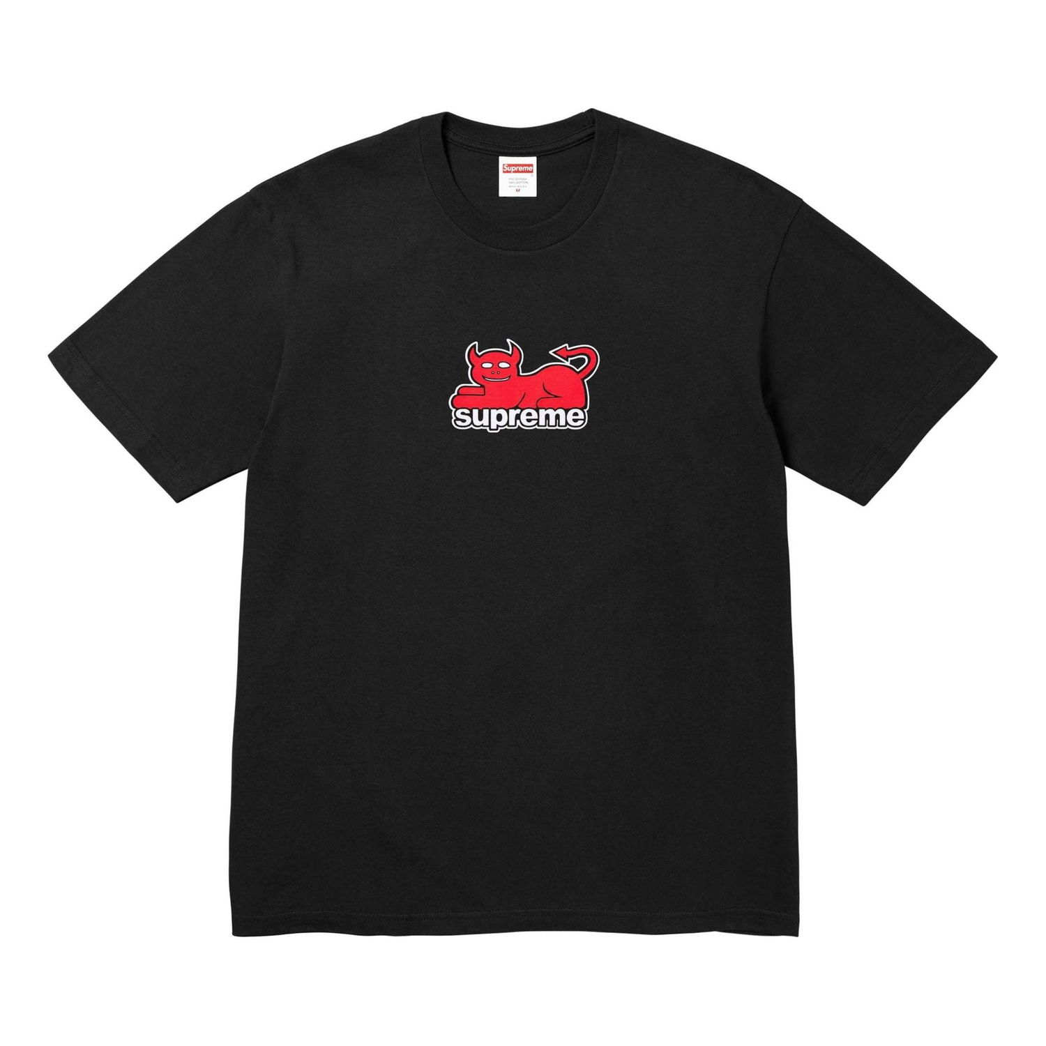 Тениска Supreme Toy Machine Devil Cat Graphic Tee Черно | SUP-SS24-069, 0