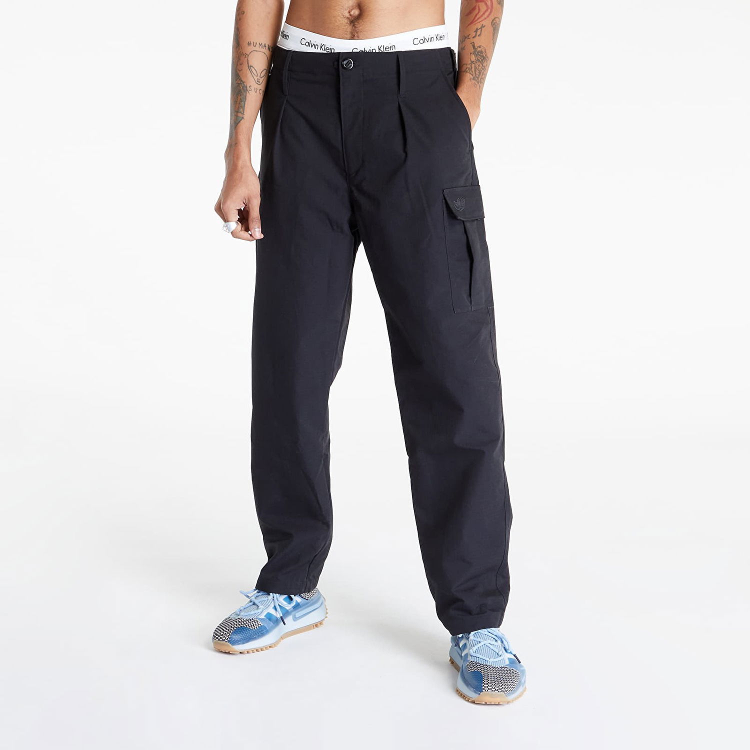 Карго панталони adidas Originals Blue Version Cargo Pants Черно | IA2456, 1