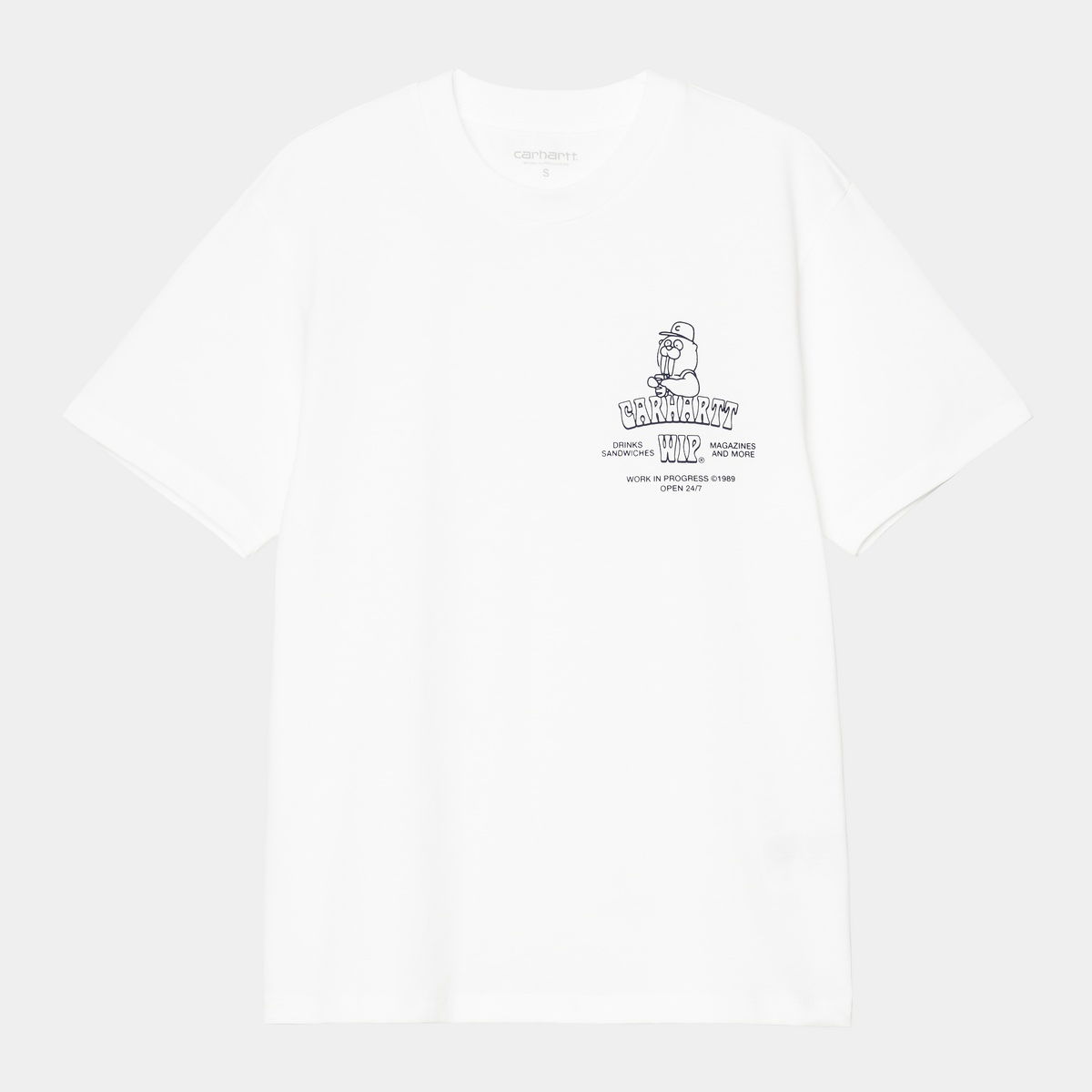Тениска Carhartt WIP Short Sleeve Sandwich Graphic T-Shirt Бяло | I035256_5, 0