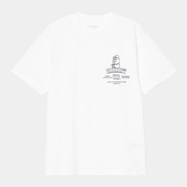 Тениска Carhartt WIP Short Sleeve Sandwich Graphic T-Shirt Бяло | I035256_5, 0