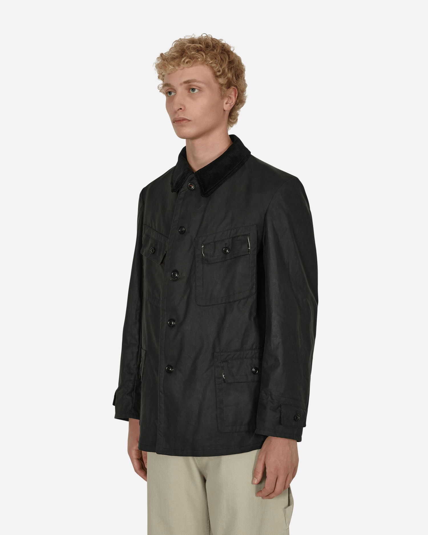 Риза Maison Margiela Waxed Cotton Jacket Черно | SI1AM0001 616, 1