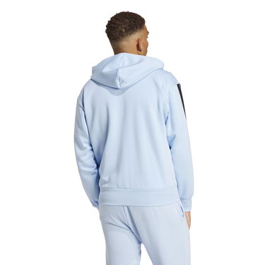 Суитчър adidas Performance 3-Stripes Full-Zip Hoodie Синьо | JD1862, 2