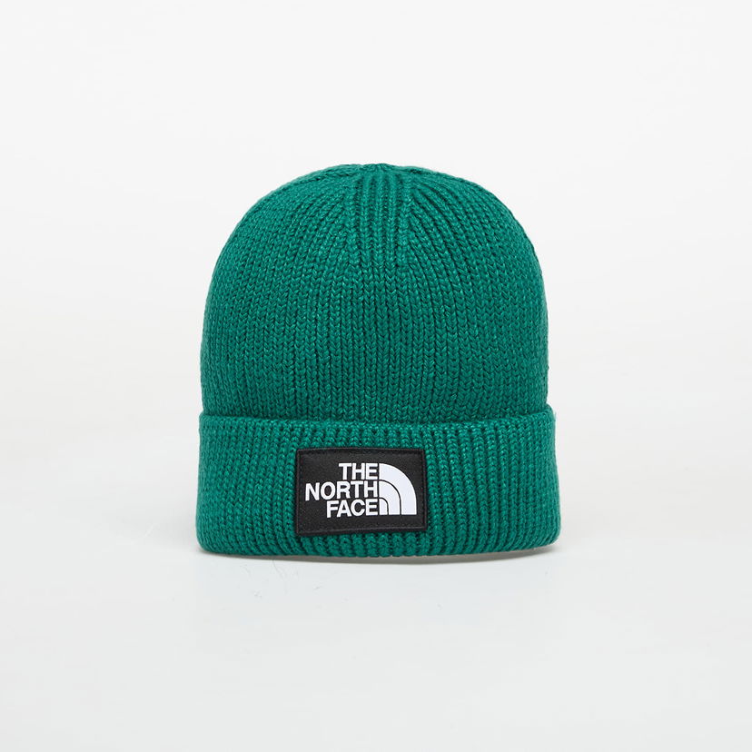 Шапка The North Face Logo Box Cuffed Beanie Зелено | NF0A8CHENL11