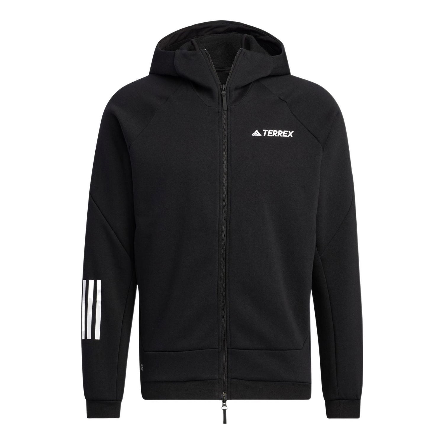 Суитчър adidas Performance Terrex Knit Full-Zip Hoodie Черно | HM9712, 0
