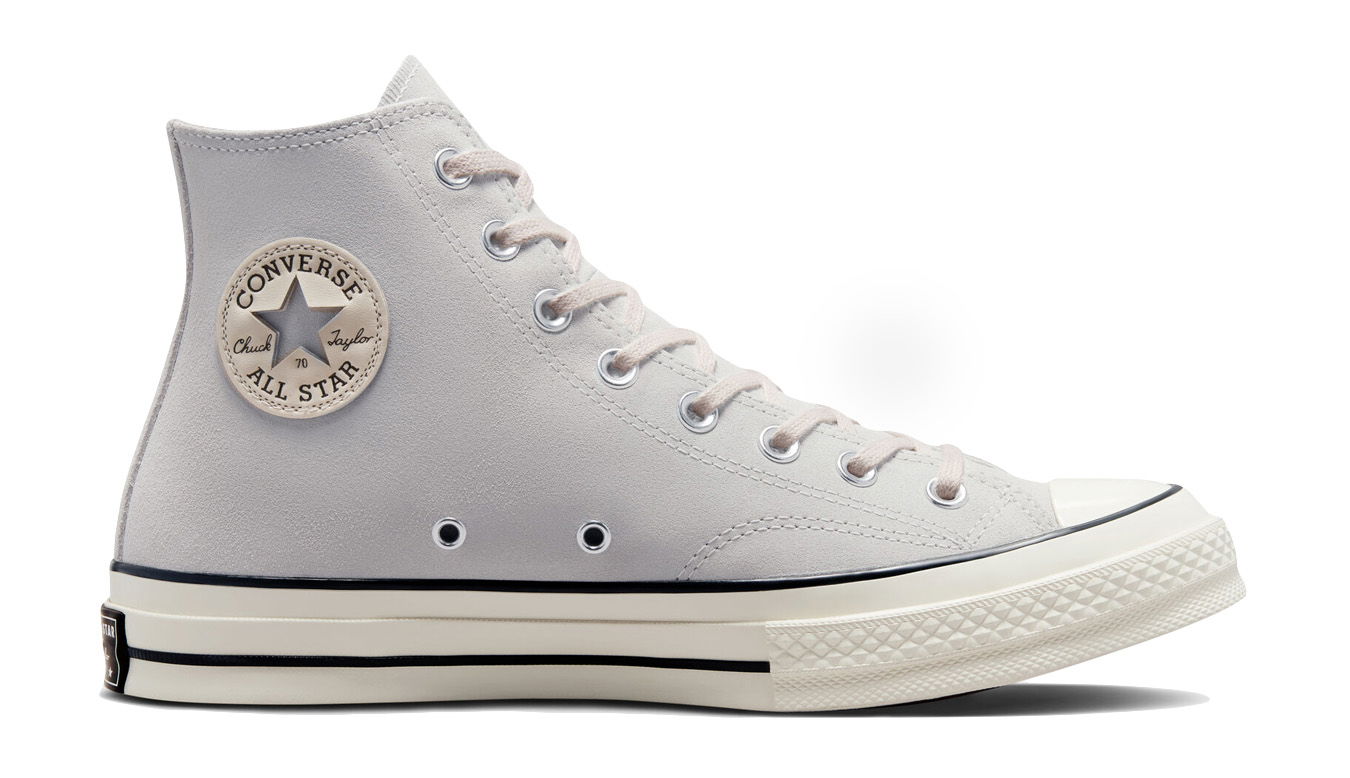 Кецове и обувки Converse Chuck 70 Suede Сиво | A01459C, 1