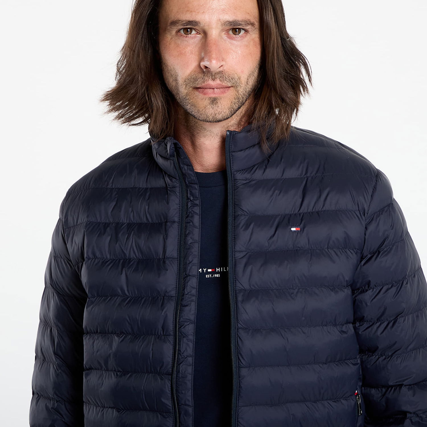Пухо яке Tommy Hilfiger Tommy Hilfiger Core Packable Jacket Тъмно синьо | MW0MW39990 DW5, 1