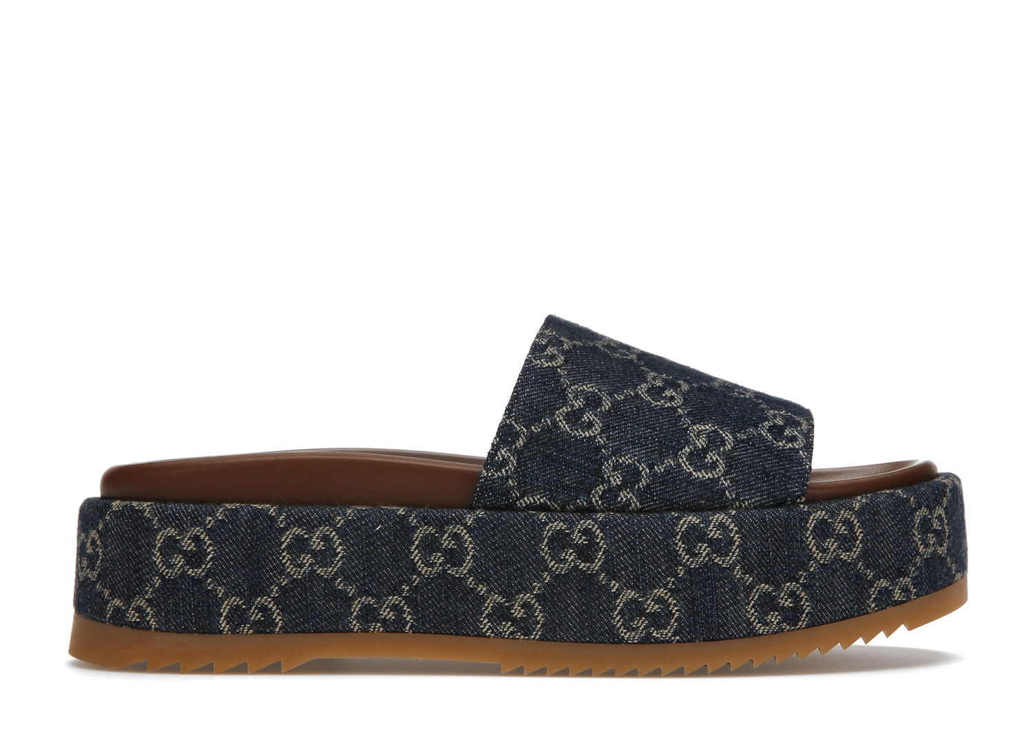 Кецове и обувки Gucci Angelina Platform 55 mm Sandal Черно | ‎623212 2KQ00 4402, 0