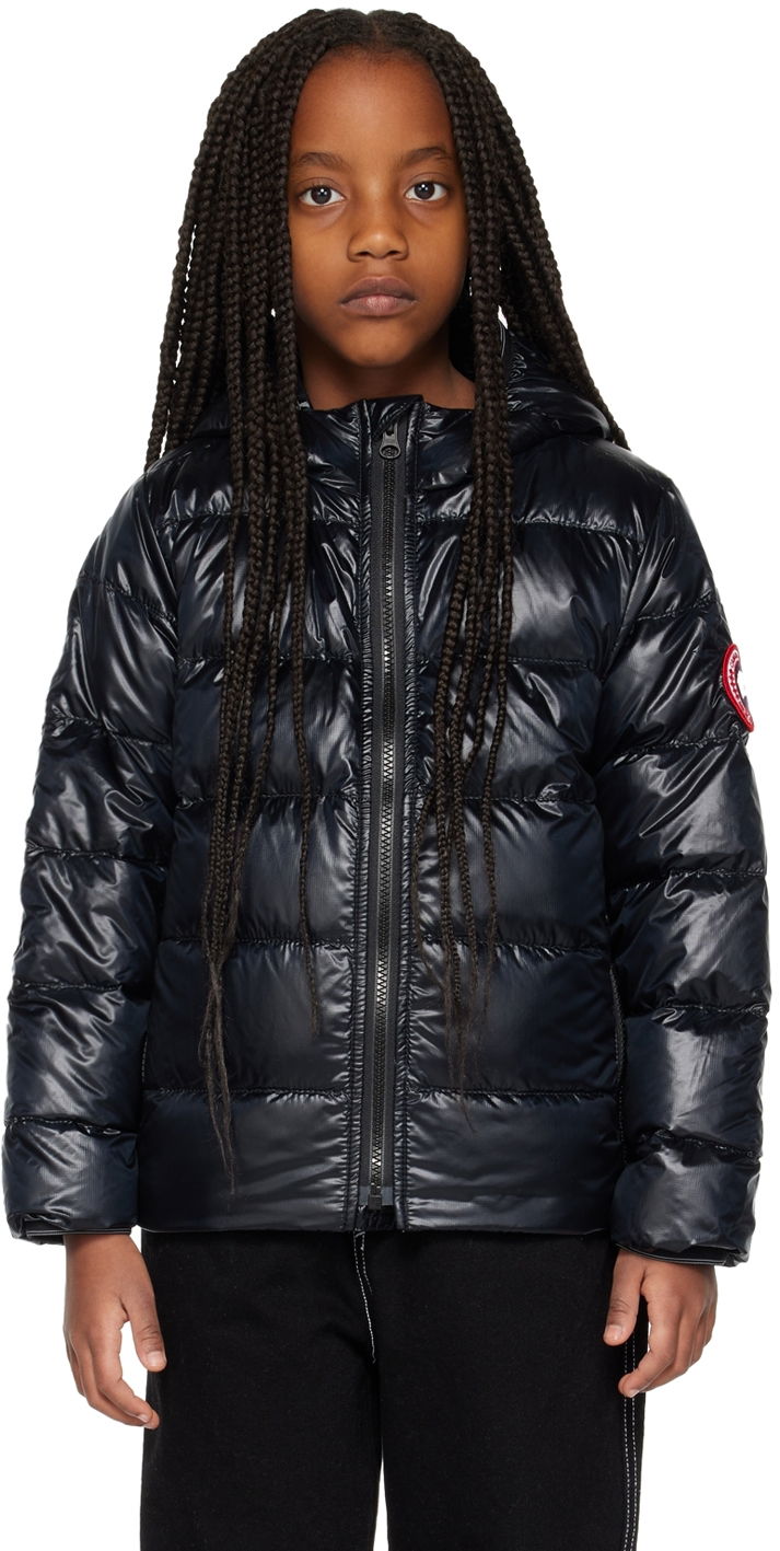 Пухо яке Canada Goose Kids' Crofton Hooded Puffer Jacket Черно | 5460K, 0