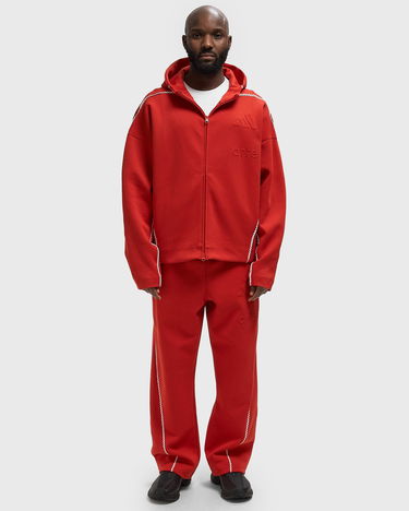 Суитчър adidas Originals ARTE Full-Zip Hoodie with Contrast Stitching Червено | KC9592, 1