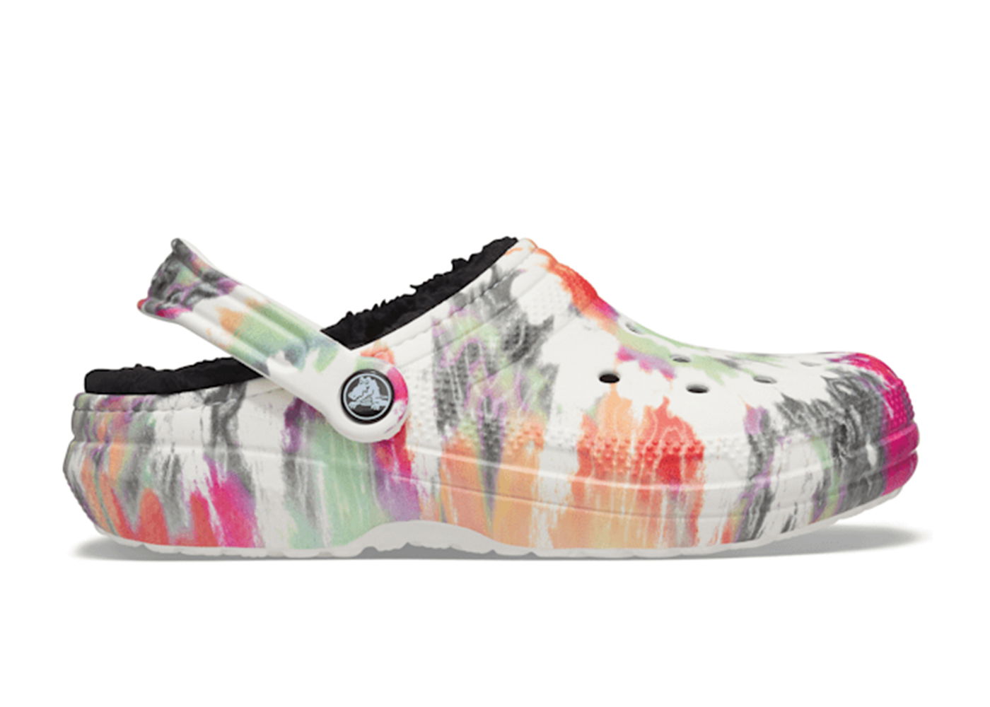 Кецове и обувки Crocs Classic Tie-Dye Lined Clog Оранжево
 | 206341-0C4, 0