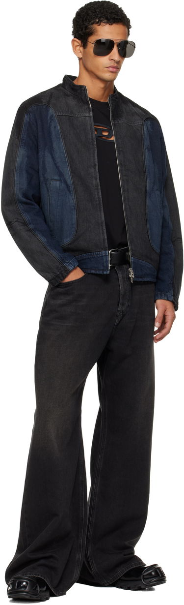 Яке Diesel D-Blenk-S Paneled Denim Jacket Многоцветен | A18422-007BX-01, 3