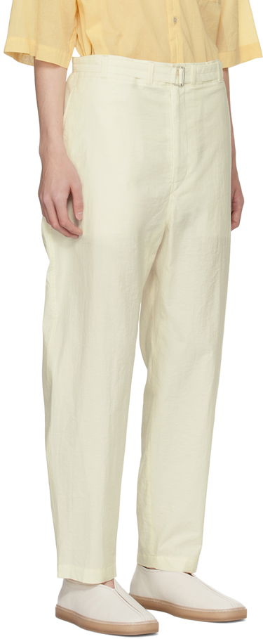 Панталони LEMAIRE Lemaire Belted Trousers Жълто | PA1085 LF1234, 1