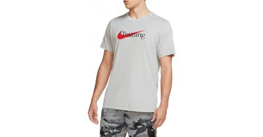 Тениска Nike Dri-FIT Swoosh Training T-Shirt Сиво | cz7989-063, 1