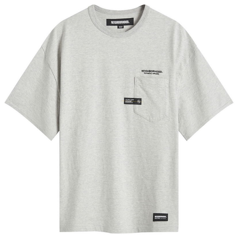 Тениска Neighborhood Classic Pocket T-Shirt Сиво | 241FPNH-CSM06-GY