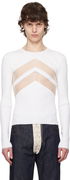 Jean Paul Gaultier 'The Chevrons' Ribbed Sweater