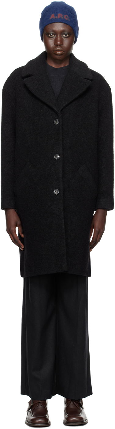 Палта A.P.C. Ninon Long Coat Черно | WVBCA-F01510