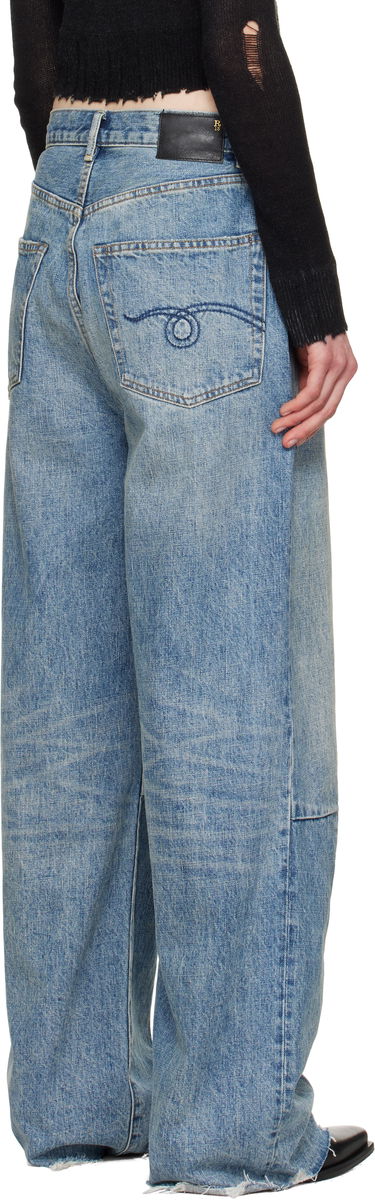 Дънки R13 R13 Wayne Articulated Knee Jeans Синьо | R13WD146-D149C, 2