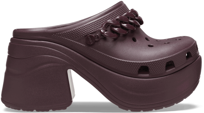 Кецове и обувки Crocs Siren Chain Clogs Бургунди | 209018-6WD, 0
