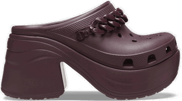 Кецове и обувки Crocs Siren Chain Clogs Бургунди | 209018-6WD, 0