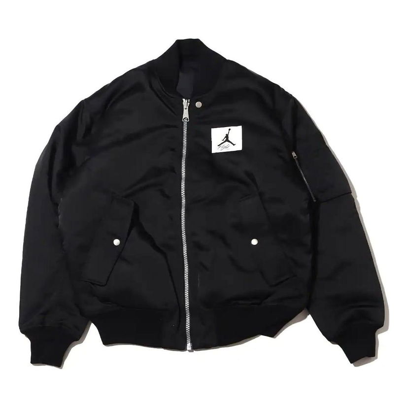Яке бомбър Jordan Essentials Statement Varsity Jacket Черно | DQ7345-010