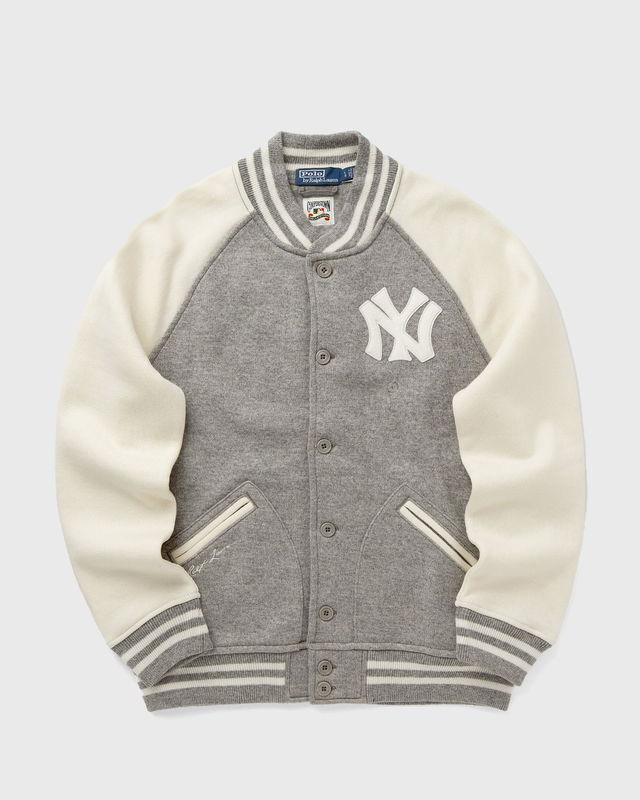 New York Yankees Ralph Lauren Cooperstown Collection Long Sleeve Varsity Sweatshirt