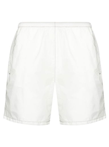 Бански Prada Re-Nylon Swim Shorts Бяло | UB333S2211WQ9