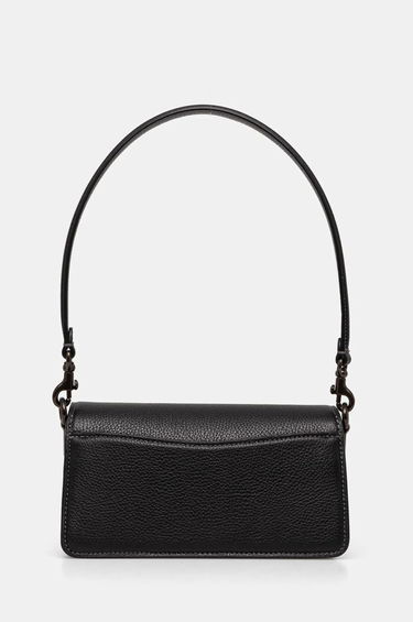Чанта през рамо Coach Tabby Leather Shoulder Bag Черно | CY201, 2