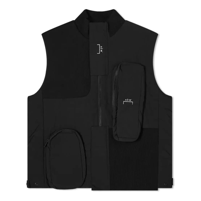 Жилетка A-COLD-WALL* Assymetric 3D Pocket Puffer Gilet Черно | ACWMO037