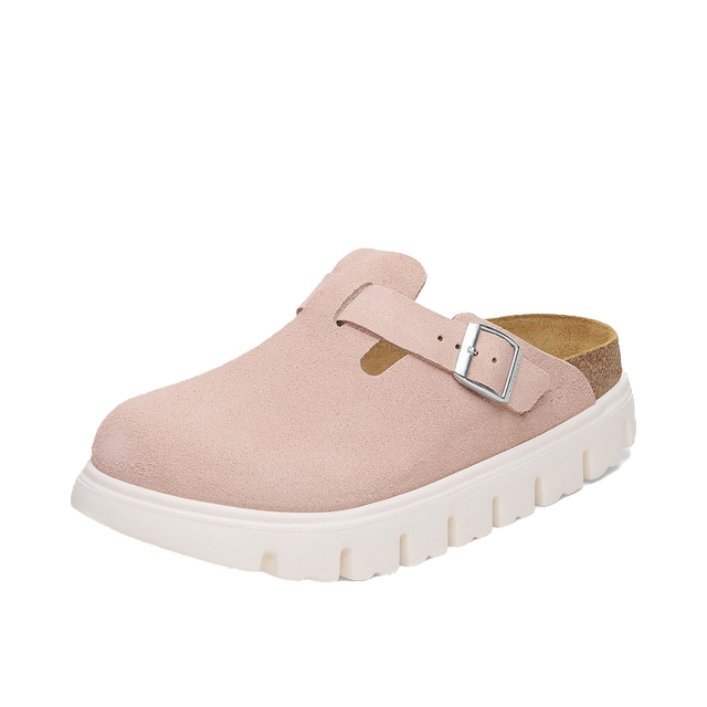 Boston Chunky Suede Leather Narrow Fit Clog