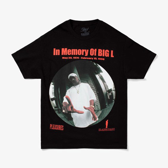 Тениска Pleasures In Memory T-shirt Черно | P22F068-BLACK, 0