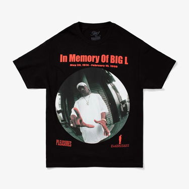 Тениска Pleasures In Memory T-shirt Черно | P22F068-BLACK, 0
