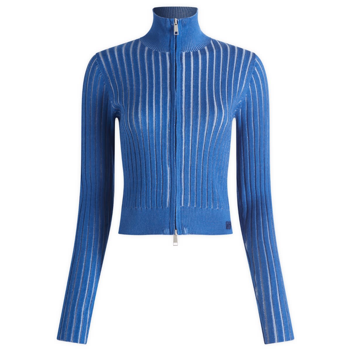 Пуловер DAILY PAPER Daily Paper Women's Dias Knit Zip Cardigan Синьо | 2512038, 1
