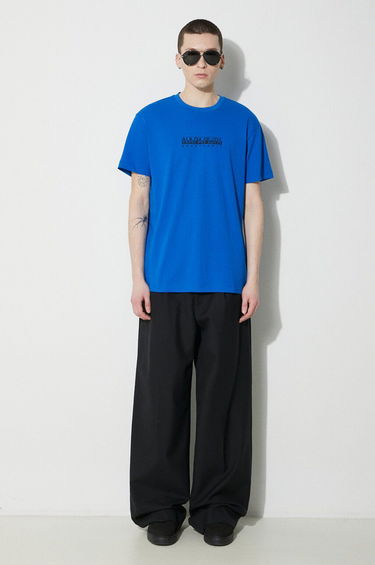 Тениска Napapijri T-Shirt With Print Синьо | NP0A4H8SB2L1, 1