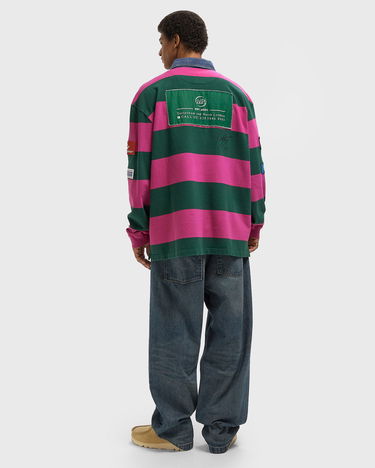 Поло тениска Martine Rose Striped Rugby Polo Shirt Многоцветен | 672JE07605-PRP, 1