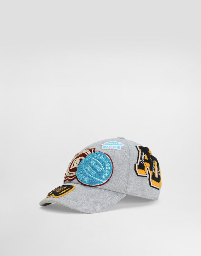 Fleece Baseball Hat With Mixed Patches