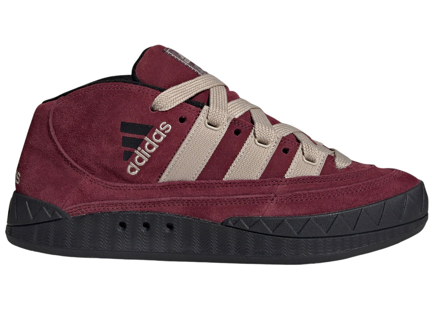 Кецове и обувки adidas Originals adidas Adimatic Mid Maroon Wonder Beige Core Black Червено | IF8790, 0