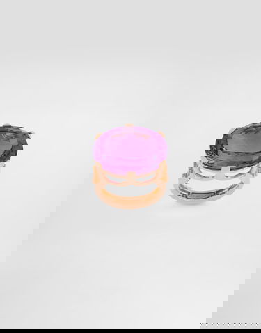 Пръстен Dolce & Gabbana Anna Ring In 18-carat Gold With Amethyst And Diamonds Лилаво | WRSB1GWAME18M307, 0