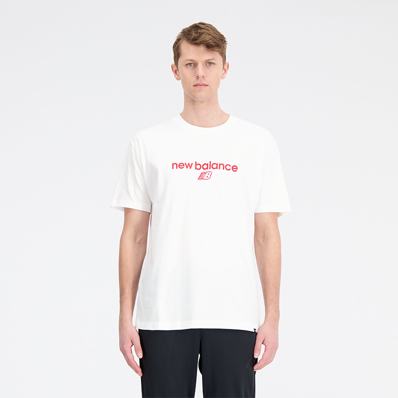 Тениска New Balance Tee Бяло | MT33529WT, 0