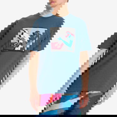 Тениска By Parra Parra Look At It T-Shirt Синьо | 53300-BLU, 2